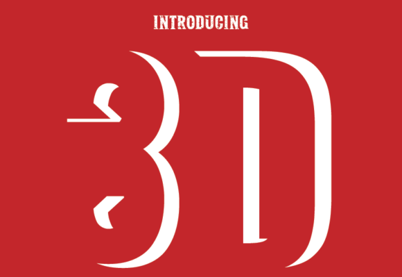 3d: A Rare Typographic Asset for Seasonal and Brand Design