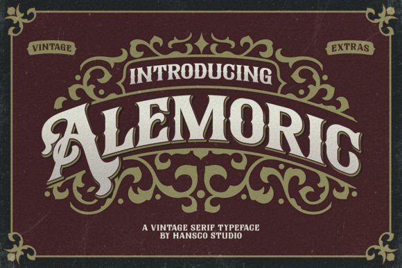 Alemoric Typeface Review: Evaluating Its Utility for Vintage and Rustic Design Projects