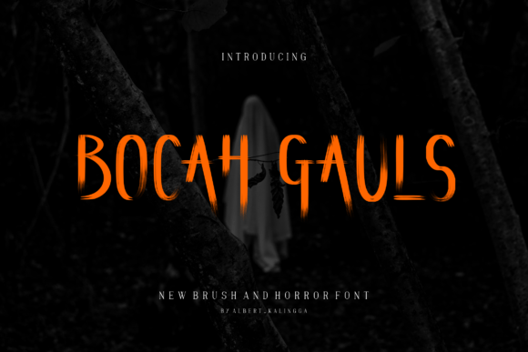 Bocah Gauls: The Brush Horror Font That Defines Modern Dark Aesthetics