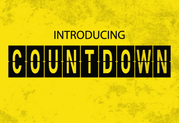 Countdown: The Retro Flip-Style Font for Bold Creative Projects