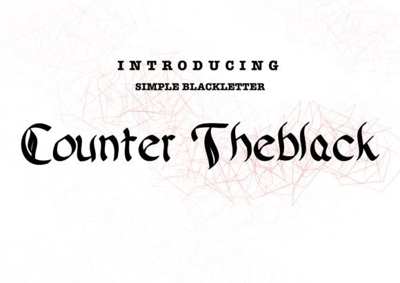 Counter Theblack: Elevate Your Typography