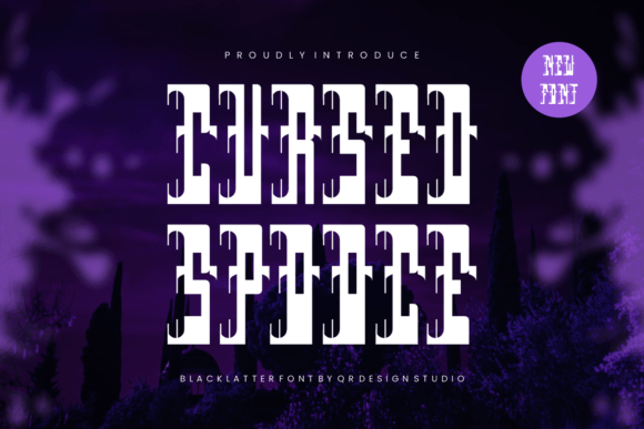 Cursed Spooce and Gaming – Sports Font: Redefining Bold Display Typography