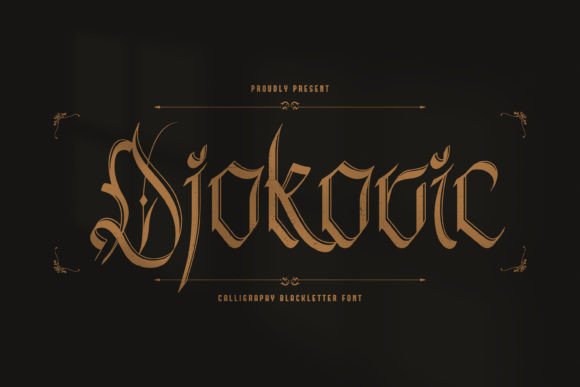 Djokovic Typeface: Elevating Vintage Design Aesthetics