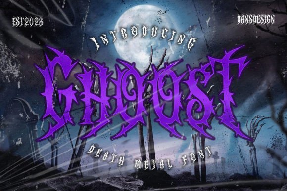 Ghoost Horror Metal Font: A Definitive Design Tool for Dark Aesthetics