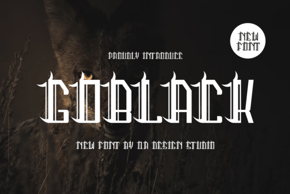 Goblack Font: Bold Design for Strong Branding