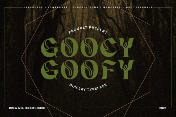 Goocy Goofy: The Psychedelic Font for Bold, Gothic Headlines