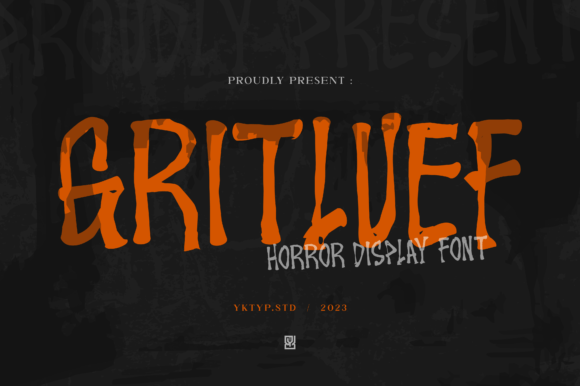Gritluef: The Ultimate Horror Display Font for Spooky Designs
