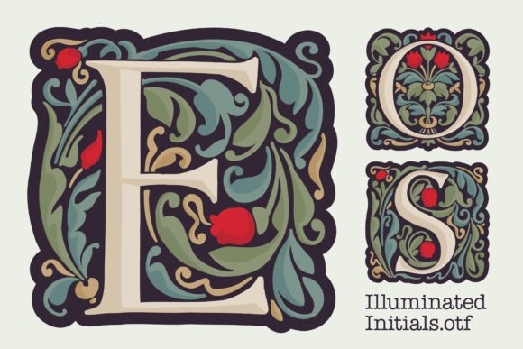 Illuminated Initials: Medieval Elegance for Modern Designs