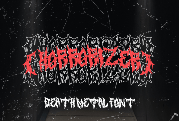 Introducing Horrorizer: The Death Metal Font Redefining Dark Brand Identity