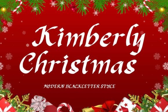 Kimberly Christmas: Elevating Design with Elegant Blackletter Typography