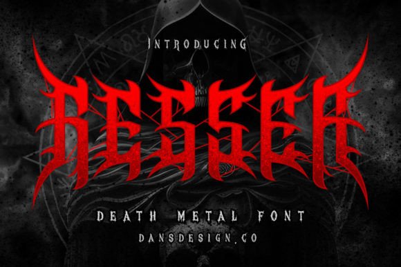 Resser: The Definitive Guide to Modern Horror Metal Typography