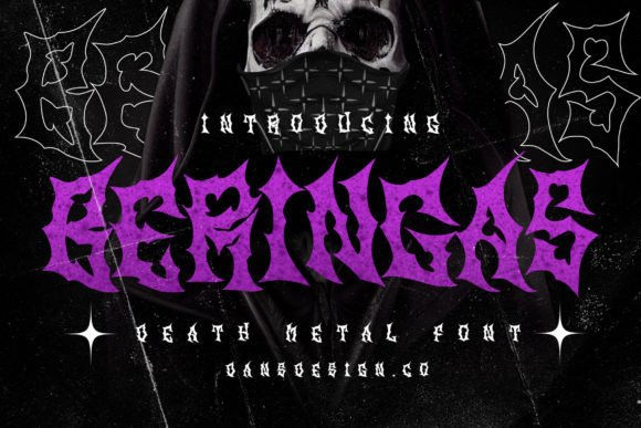 The Art of Aggression: Integrating Beringas Modern Metal Horror Font into High-Impact Design Projects